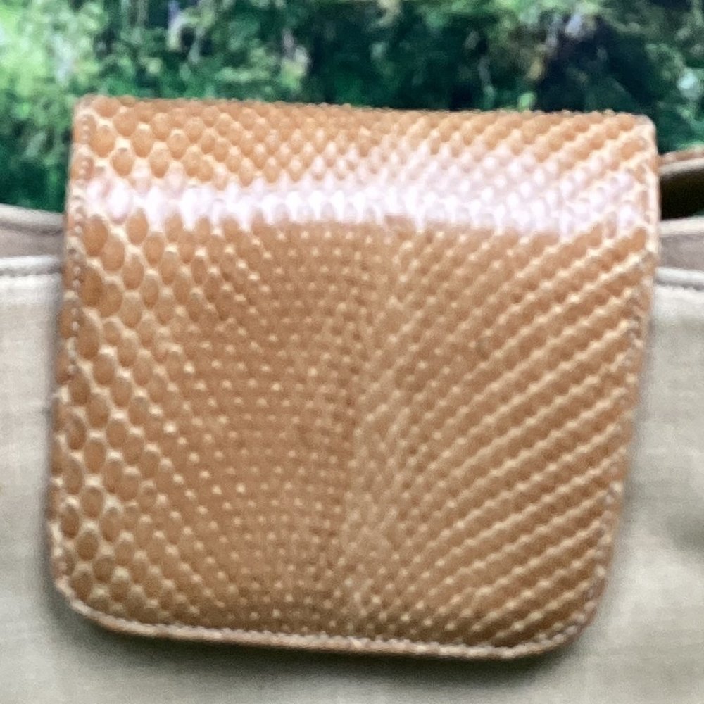 Vintage Kleinberg Sherrill Snakeskin Handbag View 3